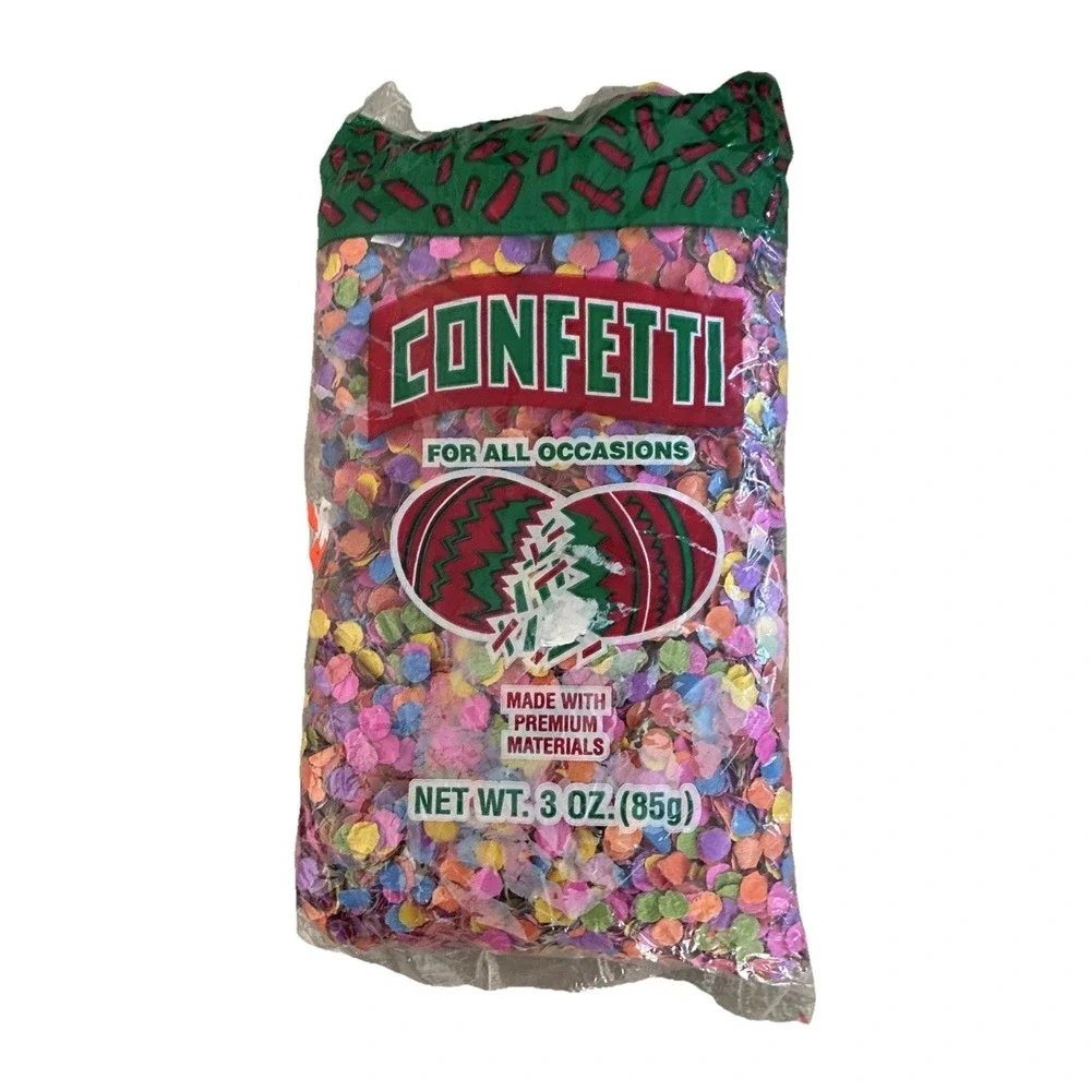 Confetti Multicolor‎ Pastel 3 oz All-Occasion Cascarones Easter Baskets Vintage